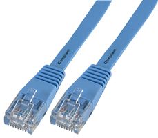 PRO SIGNAL PSG90655 LEAD, FLAT CAT5E, LSOH, BLUE, 1M