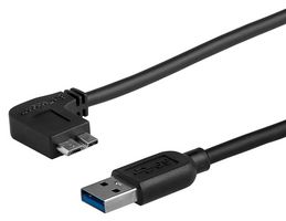 STARTECH USB3AU1MLS LEAD, USB3.0-LEFT ANGLE MICRO USB 1M ROHS COMPLIANT: YES
