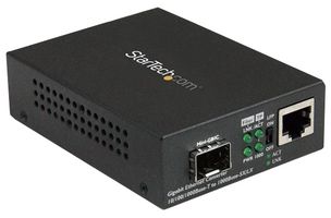 STARTECH MCM1110SFP MEDIA CONV, CU RJ45 ENET-GIGABIT FIBRE