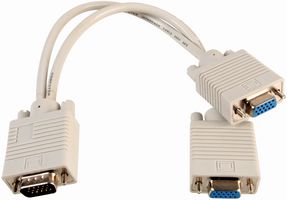 PRO SIGNAL PSG91268 LEAD, VGA SPLITTER, 0.25M ROHS COMPLIANT: YES