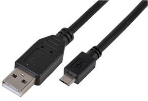 PRO SIGNAL PSG91470 LEAD, USB2.0 A MALE-MICRO B MALE 1M ROHS COMPLIANT: YES