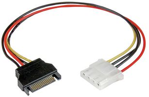 STARTECH LP4SATAFM12 SATA-MOLEX LP4 POWER CABLE ADAPTER ROHS COMPLIANT: YES