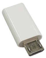 PRO SIGNAL PSG91742 USB-C FEMALE-MICRO B MALE ADAPTER, WHITE ROHS COMPLIANT: YES