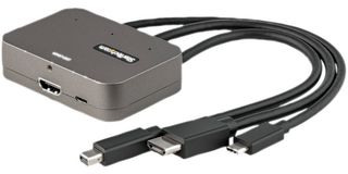 STARTECH CDPHDMDP2HD MEDIA CONVERTER, MULTIPORT, 3 IN 1