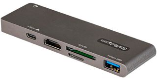 STARTECH DKT30CMHSDPD MEDIA CONVERTER, USB C-HDMI ROHS COMPLIANT: YES