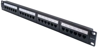 TUK FF24C2 PATCH PANEL, 24 PORT, RJ45, CAT5E ROHS COMPLIANT: YES