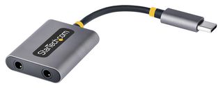STARTECH USBC-AUDIO-SPLITTER HEADSET DONGLE, USB-C, 2 PORT ROHS COMPLIANT: YES