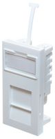 TUK FJKJEWH#24 EURO OUTLET, CAT5E, LOW PROFILE