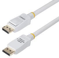 STARTECH DP12-CABLE-10FTW CABLE ASSY, DP PLUG-PLUG, 3M, WHITE ROHS COMPLIANT: YES
