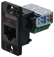TUK FKSCRBPM MOD CONN, RJ45 JACK, 8P8C/1 PORT/CBL/PNL ROHS COMPLIANT: YES