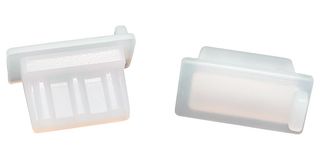 TUK XSDCUACLR DUST CAP, USB A SKT/CLR, SILICONE RUBBER