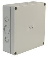 SPELSBERG 105-413 Enclosure, IP66, NEMA 4X, Industrial, 63 mm, 180 mm, 182 mm, PS (Polystyrene), Grey RoHS Compliant: Yes