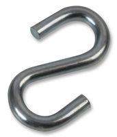DURATOOL D01188 HOOK, S, ZINC, 2IN (PK10) ROHS COMPLIANT: NA