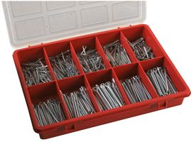 DURATOOL D01837 COTTER PIN SET, 650 PCS