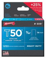 ARROW FASTENER 500916 14MM STAPLES (PK 1250) ROHS COMPLIANT: NA