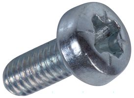 TR FASTENINGS M2.5 6 PRSTMC Z100 TORNILLO, POZI PAN, ACERO, BZP, M2,5 X 6