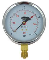 BRANNAN 34/653/0 PRESSURE GAUGE, DIAL, 0 TO 4 BAR ROHS COMPLIANT: YES
