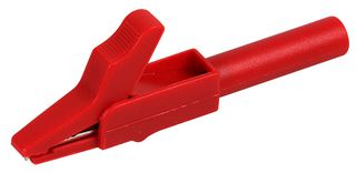 TENMA 76-1205 CROCODILE CLIP W/4MM SOCKET, 12MM, 15A