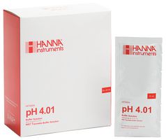HANNA INSTRUMENTS HI-70004P CALIBRATION SOLUTION/PH 4.01/SACHET/20ML ROHS COMPLIANT: YES