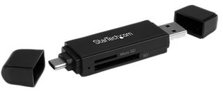 STARTECH SDMSDRWU3AC USB 3.0 MEMORY CARD READER, USB-C/USB-A ROHS COMPLIANT: YES