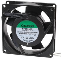 SUNON SF23092A/2092HBL.GN FAN, SLIM, 92MM, 230VAC