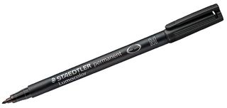STAEDTLER 317-9(X1) PERMANENT MARKER MEDIUM BLACK X1