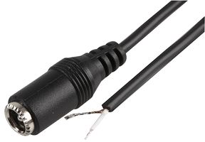 PRO POWER PPW00008 LEAD, DC POWER, 2.1MM SKT-BARE END, 1.5M ROHS COMPLIANT: YES