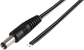 PRO POWER PPW00017 LEAD, DC POWER, 2.1MM PLG - BARE END, 2M ROHS COMPLIANT: YES
