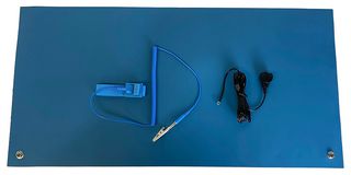 CHIP QUIK CQ-ESD-MAT-1X2 ESD MAT, LIGHT BLUE, RUBBER, 609.6MM