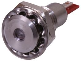 BULGIN LIMITED DX0505/RD/24 LED Panel Mount Indicator, Vandal Resist