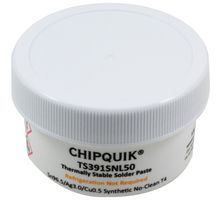 CHIP QUIK TS391SNL50 SOLDER PASTE, SYNTHETIC NO CLEAN, 50G ROHS COMPLIANT: YES