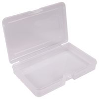 MULTICOMP PRO 101VTN STORAGE BOX, 1 COMPARTMENT, TRANSPARENT