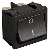 MARQUARDT 1802.1108 SWITCH, ROCKER, DPST, 10A, 250A, BLACK