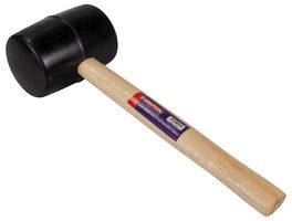 DURATOOL D00091 MAZO HULE CON MANGO DE MADERA 32OZ/907G