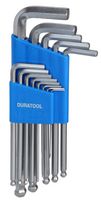 DURATOOL D00596 HEXAGON KEY SET, METRIC, BALL END, 13PC