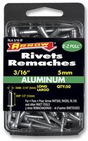 ARROW FASTENER RLA3/16IP RIVETS, 5MM, LONG (PK 50) ROHS COMPLIANT: YES