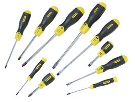 STANLEY 2-65-014 10PCE C/GRIP S/DRIVER SET POZI/FLAR ROHS COMPLIANT: NA