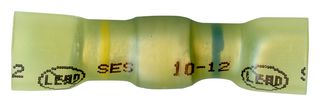 MULTICOMP LFMSB-14 Butt Splice, Yellow, MultiLink Series, 16 AWG, 10 AWG, Polyolefin