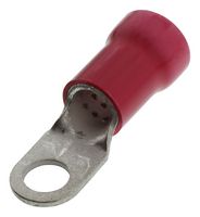 MOLEX 19071-0283 Ring Tongue Terminal, M9, 3/8", 2 AWG, InsulKrimp 19071 Series, Red