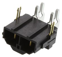 MOLEX 42820-5213 Pin Header, Power, Wire-to-Board, 10 mm, 1 Rows, 5 Contacts, Through Hole Right Angle
