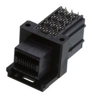 MOLEX 76867-1011 I/O Connector, 36 Contacts, Receptacle, Mini SAS, Press Fit Right Angle, iPass+ HD 76867 Series