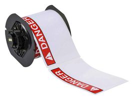 BRADY B30-25-595-ANSIDA Label, Warning, 101.6 mm, 152.4 mm, Vinyl, Danger