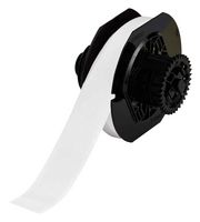 BRADY B30C-1125-595-CL Indoor/Outdoor Vinyl Label Tape with Aggressive Adhesive, Clear, 2.25" W x 100 Ft L Roll