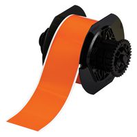 BRADY B30C-2250-584-OR Retro Reflective Tape for Outdoor Labeling, Printable, Orange, 2.25" W x 50 Ft L Roll