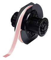 BRADY B30C-500-569-PK Low Halide Polyester Tape for Labeling Stainless Steel, Pink, 0.5" W x 100 Ft L Roll