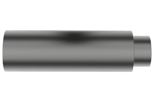 RAF ELECTRONIC HARDWARE 1535-B-6-AL Spacer, Swage Round, Aluminium, 3.56 mm Internal, 6.35 mm External, 9.53 mm Length