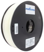 MULTICOMP PRO MC011476 3D Printer Filament, Nylon, Natural, 230 °C to 260 °C, 1.75 mm Diameter, 1 kg