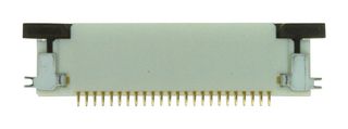 MOLEX 52437-2671 FFC / FPC Board Connector, 0.5 mm, 26 Contacts, Easy-On 52437 Series, Solder, Bottom, 1 Row