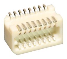 MOLEX 53309-2070 Pin Header, Board-to-Board, 0.8 mm, 2 Rows, 20 Contacts, Surface Mount Right Angle