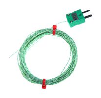 LABFACILITY Z2-K-1/0.2MM-2M-MP (PACK OF 5) Thermocouple, K, PTFE (Polytetrafluoroethylene), 6.6 ft, 2 m